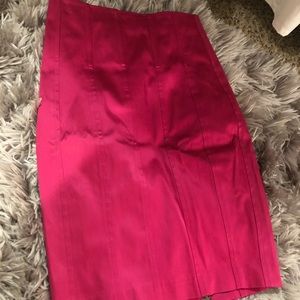 Fuchsia Pencil Skirt